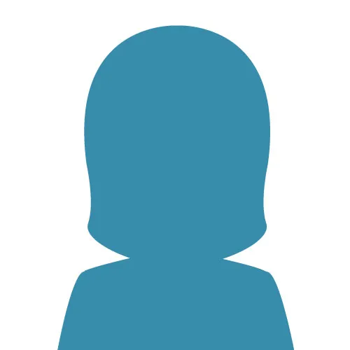 silhouette of a female user for an avatar